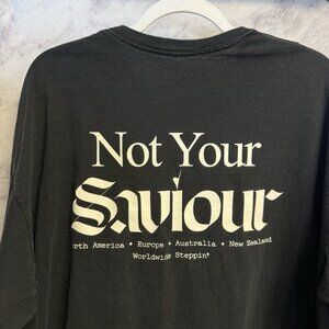 The Big Steppers Tour T Shirt Mens XL Black Long Sleeve Oklama Not Your Savior